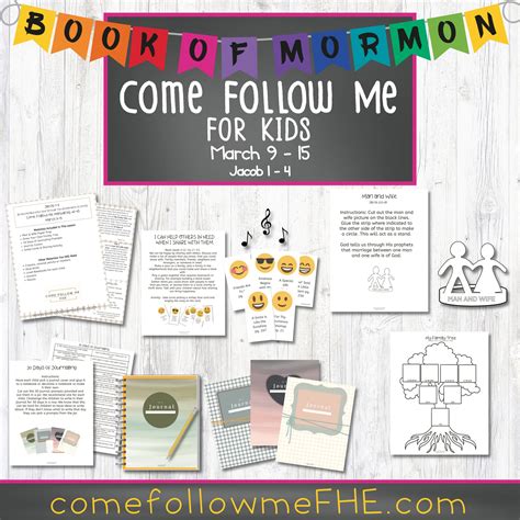 Come Follow Me Lessons for Kids at Home & Primary .